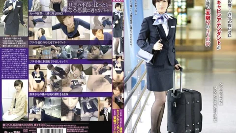 DKH-032 Revenge On Her Husband… An Active Cabin Attendant Makes A One-Time AV Appearance At ○da Airport To Revenge For Cheating